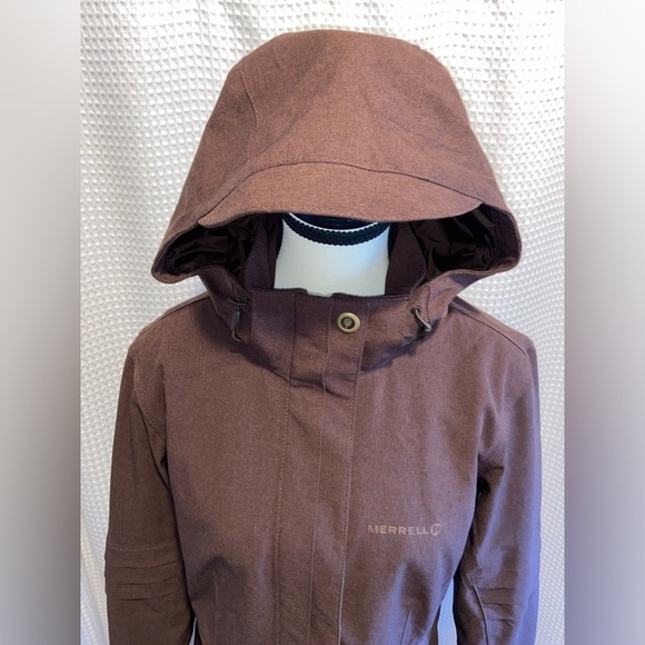 Women’s MERRELL Wakefield waterproof insulated rain Jacket size medium - Picture 5 of 16